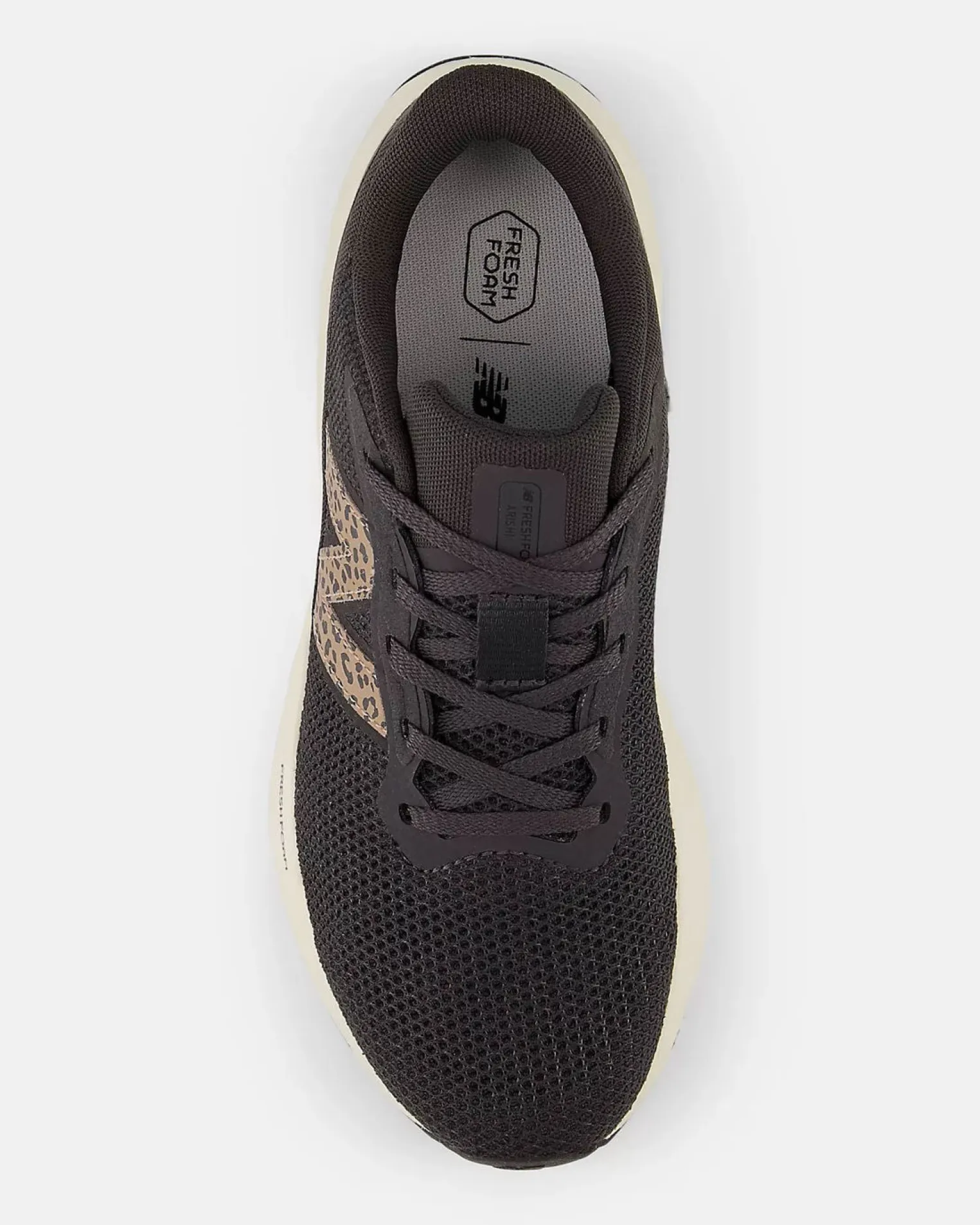 NEW BALANCE - SCARPA DA RUNNING NERA CON DETTAGLI LEOPARDATI DA DONNA, WARISIK4
