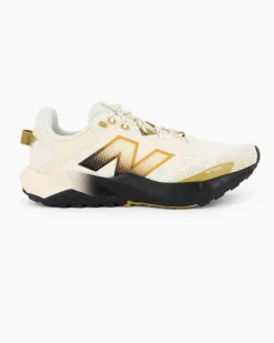 NEW BALANCE - SCARPA DA RUNNING TRAIL NITREL V6 BEIGE CON DETTAGLI  NERI, VERDI E GIALLO OCRA  DA UOMO, MNTR4SE