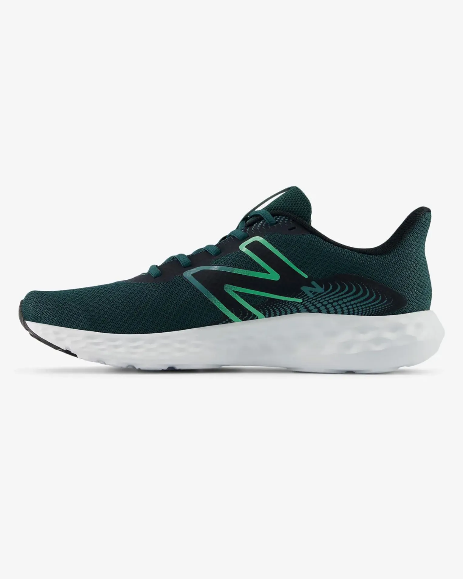 NEW BALANCE - SCARPA DA RUNNING VERDE CON DETTAGLI NERI E VERDE FLUO DA UOMO, M4118PQ