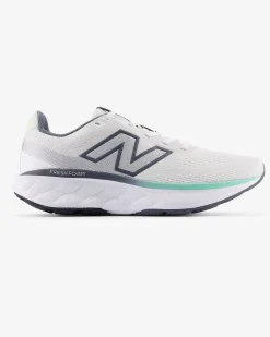 NEW BALANCE - SCARPA DA RUNNING BIANCA CON DETTAGLI GRIGI E VERDE ACQUA DA UOMO, M5206DX