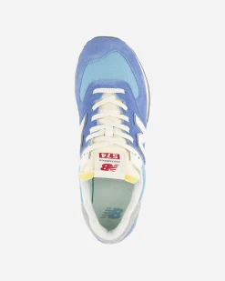 NEW BALANCE 574 - SCARPA SNEAKERS UOMO CELESTE - U574RCA