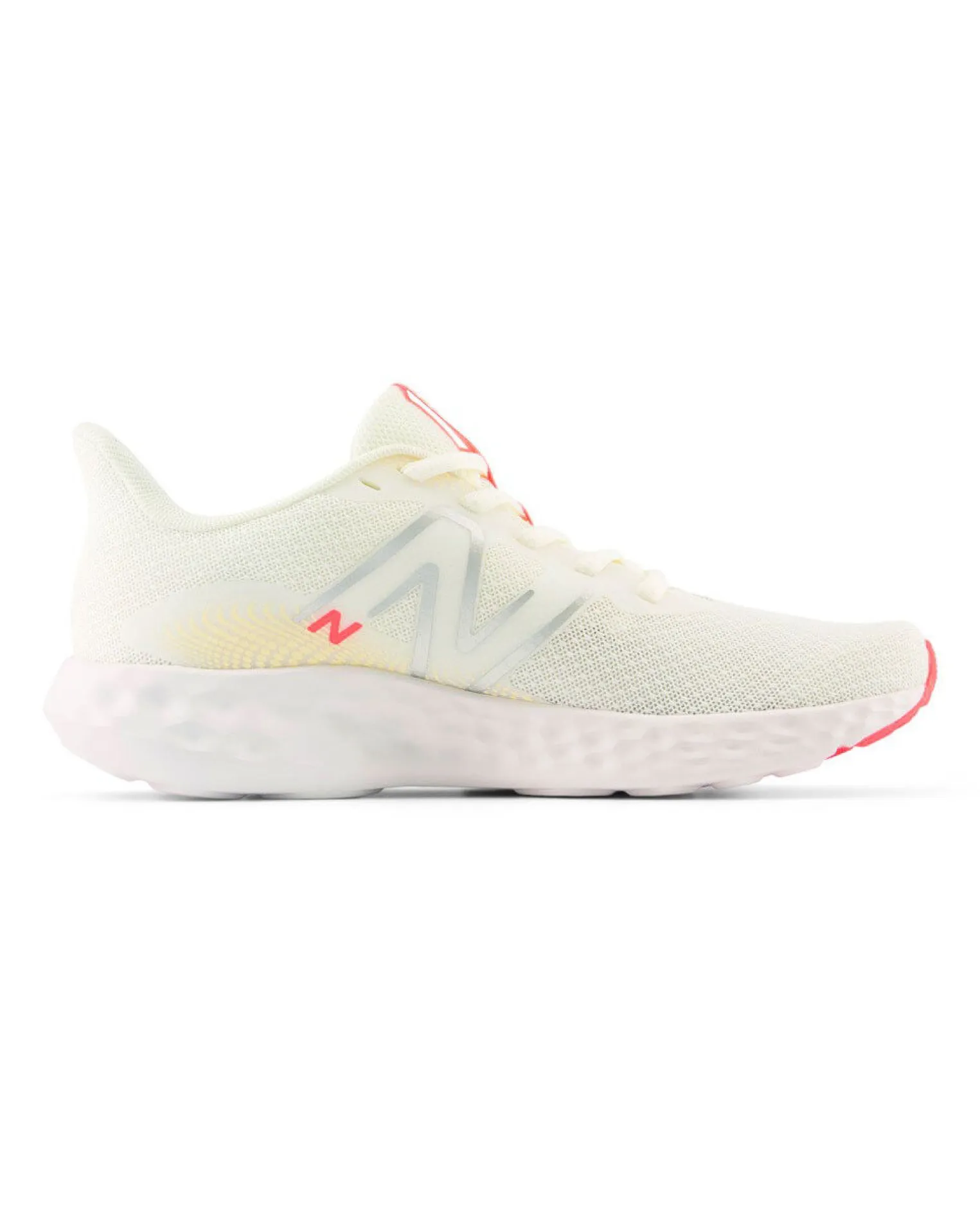 NEW BALANCE - SCARPE DA RUNNING BEIGE CON DETTAGLI GRIGI, GIALLI E ROSSI DA DONNA, W411RU3