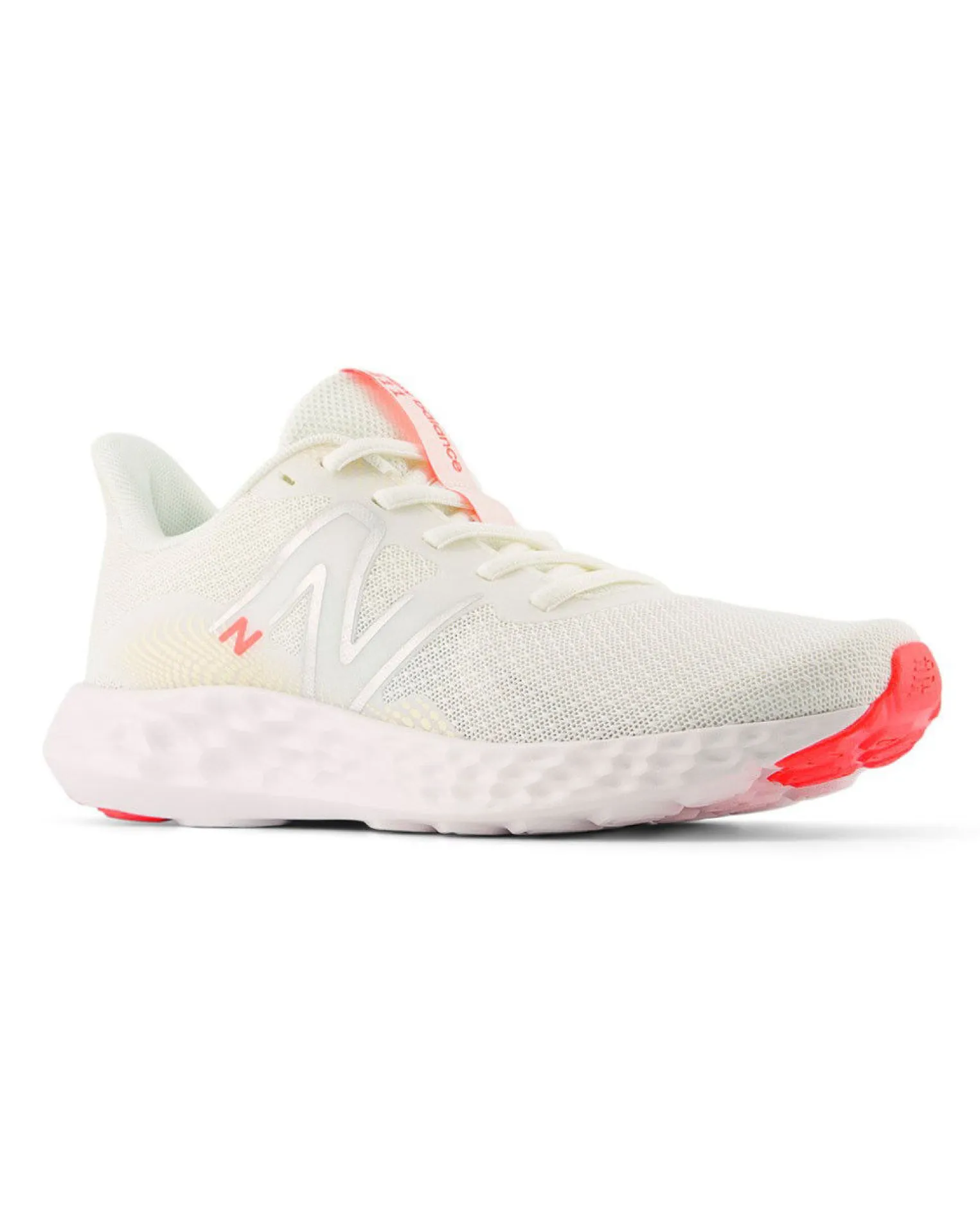 NEW BALANCE - SCARPE DA RUNNING BEIGE CON DETTAGLI GRIGI, GIALLI E ROSSI DA DONNA, W411RU3
