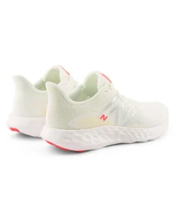 NEW BALANCE - SCARPE DA RUNNING BEIGE CON DETTAGLI GRIGI, GIALLI E ROSSI DA DONNA, W411RU3