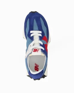 NEW BALANCE 327 - SNEAKERS DA BAMBINO BLU E ROSSA, NUMERATA 28/35 - PH327VD