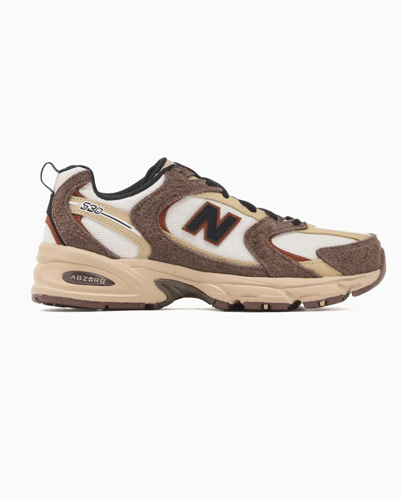 NEW BALANCE - SNEAKERS LIFESTYLE MARRONI, BEIGE E NERO, MR530SNC