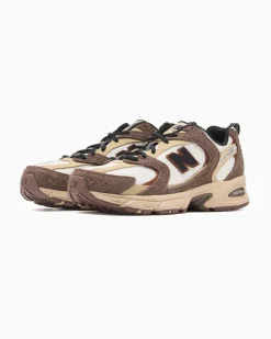 NEW BALANCE - SNEAKERS LIFESTYLE MARRONI, BEIGE E NERO, MR530SNC