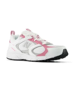 NEW BALANCE -  SNEAKERS LIFESTYLE  BIANCA CON DETTAGLI ROSA E SILVER DA DONNA, U4087QY