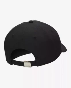 NIKE  - CAPPELLO CLUB CAP S CB MTFUT NERO CON DETTAGLI ARGENTO, FB5371/010