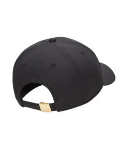 NIKE - CAPPELLO CLUB CAP S CB MTFUT NERO CON DETTAGLI ORO, FB5371/011