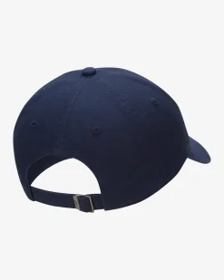 NIKE CLUB - Cappello blu regolabile con logo bianco - FB5368/410