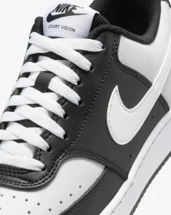 NIKE COURT VISION LOW - Scarpa bianca e nera  DH3158/003