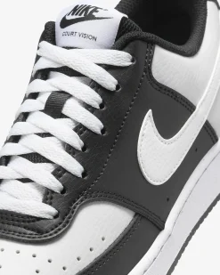 NIKE COURT VISION LOW - Scarpa bianca e nera  DH3158/003