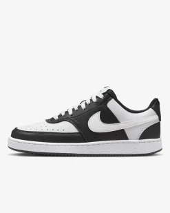 NIKE COURT VISION LOW - Scarpa bianca e nera  DH3158/003