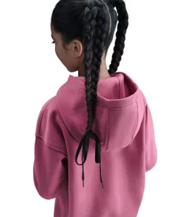 NIKE -  FELPA KIDS CON CAPPUCCIO FULL ZIP SPORTSWEAR CLUB FUXIA  –  FD2931/646