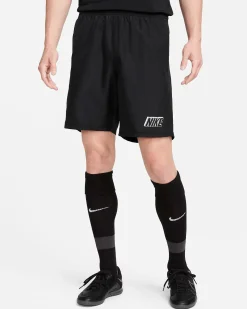 NIKE - Pantaloncini neri da uomo in tessuto traspirante