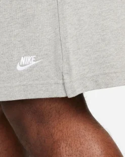 NIKE -  PANTALONCINO UOMO GRIGIO  CLUB KNIT, FQ4359-063