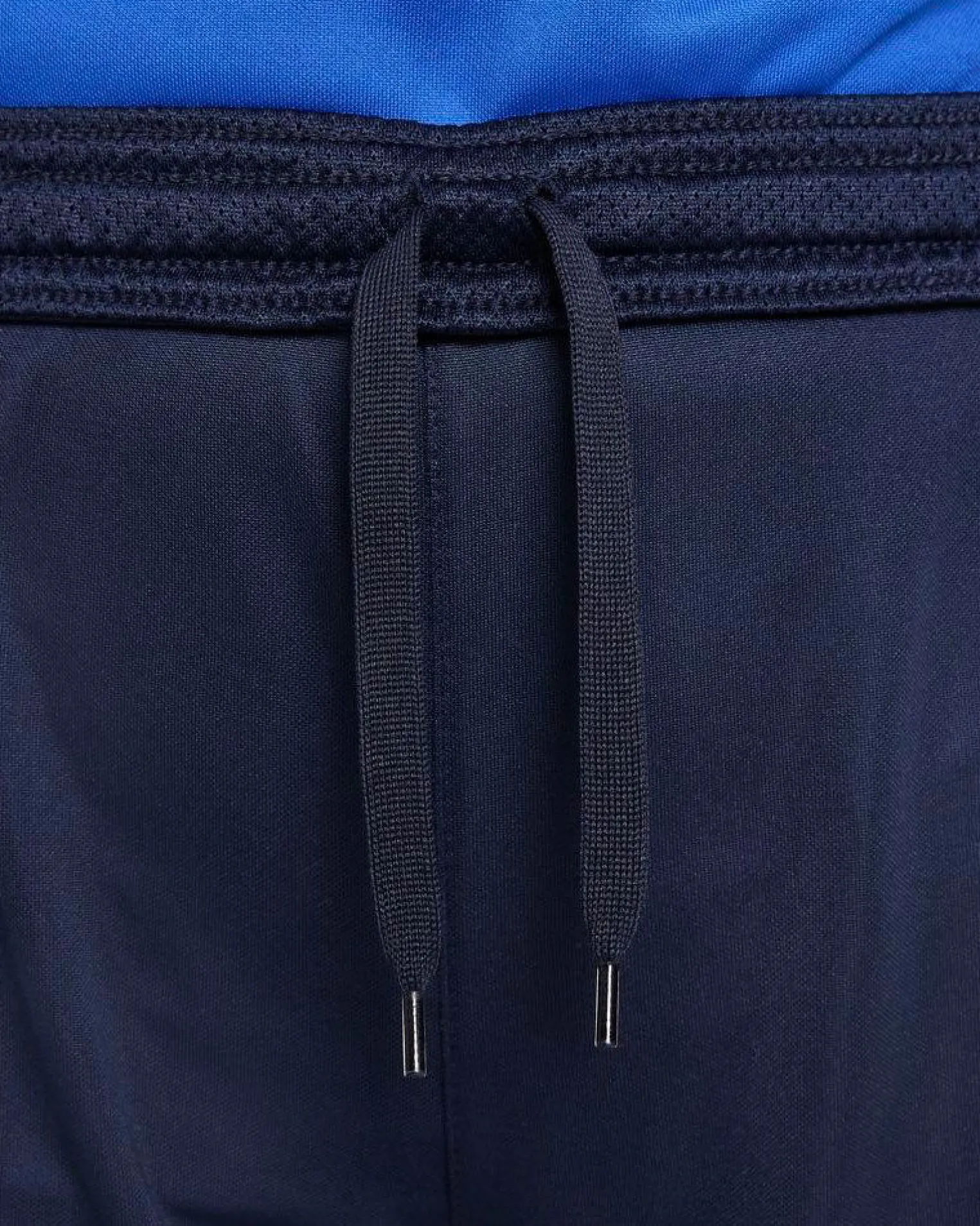 NIKE - Pantaloni corti da bambino blu scuro in tessuto traspirante con logo bianco