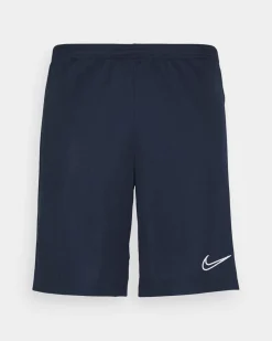NIKE - Pantaloni corti da uomo blu in tessuto traspirante con logo bianco