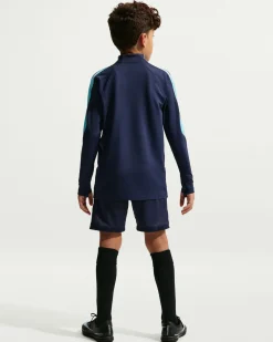 NIKE – SHORT DA CALCIO ACADEMY IN MAGLIA DRY FIT JUNIOR BLU-BIANCO – IF2770/410