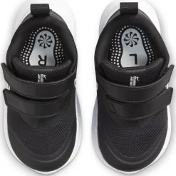 NIKE - Sneakers da bambino nera con logo bianco e doppio strappo, numerata 19,5/27 - STAR RUNNER 3 TD
