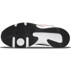 NIKE - Sneakers da uomo bianca e nera in VERA PELLE con dettagli rossi - DEFYALLDAY