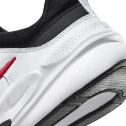 NIKE - Sneakers da uomo bianca e nera in VERA PELLE con dettagli rossi - DEFYALLDAY