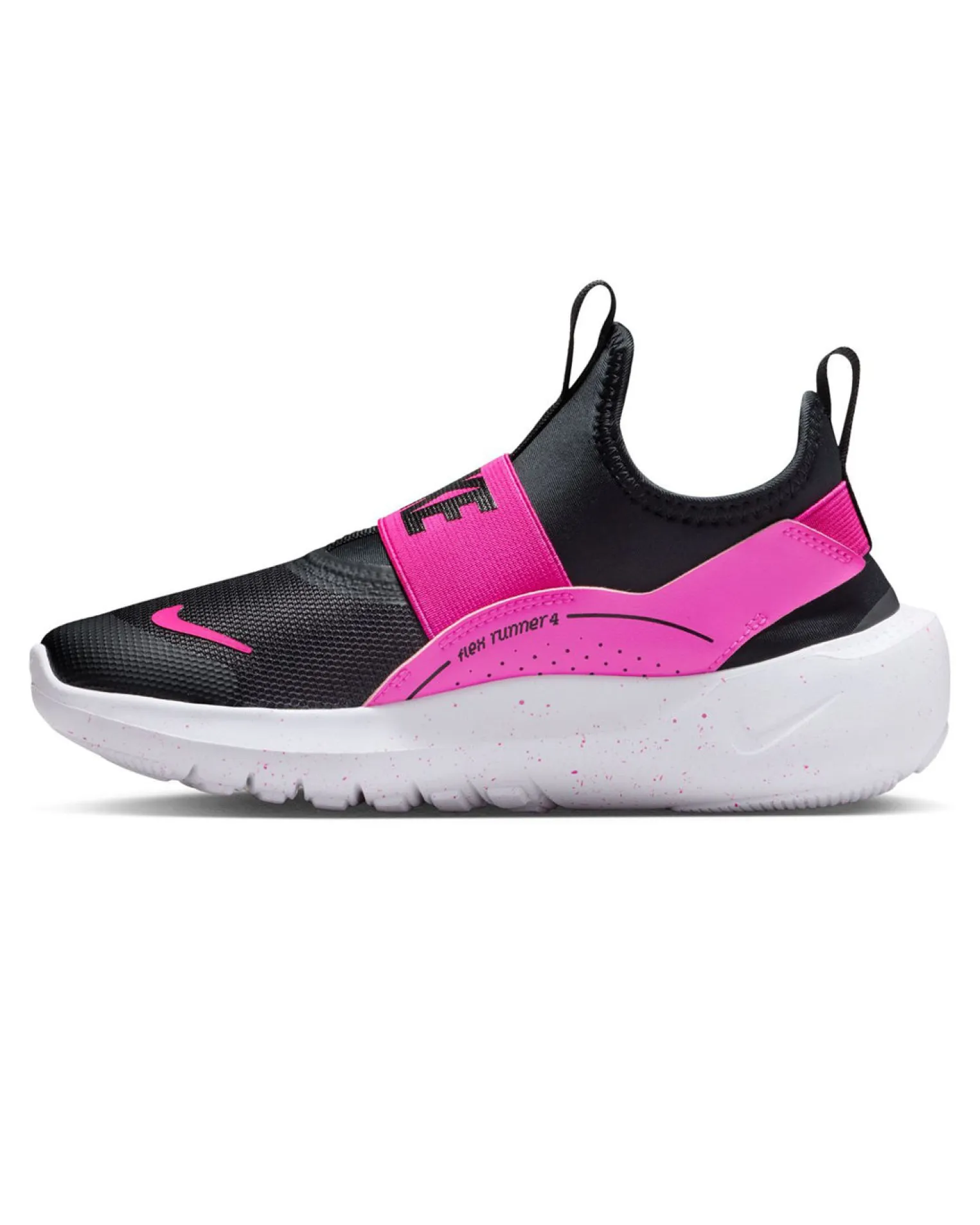 NIKE - SNEAKERS JUNIOR FLEX RUNNER 4 GS NERE E FUXIA DAL 36 AL 40, IF2893/604