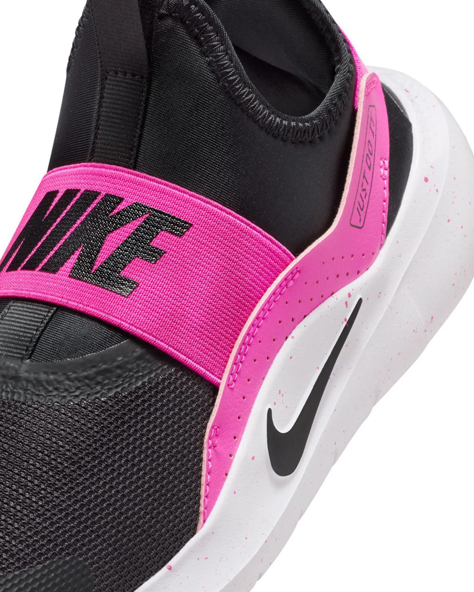 NIKE - SNEAKERS JUNIOR FLEX RUNNER 4 GS NERE E FUXIA DAL 36 AL 40, IF2893/604