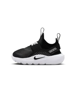 NIKE - SNEAKERS KIDS NERE E BIANCHE FLEX RUNNER 4 TD  DAL 19,5 AL 27   IF2895-002