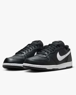 NIKE - Sneakers uomo BIG NIKE LOW nera con logo bianco - 355152/016