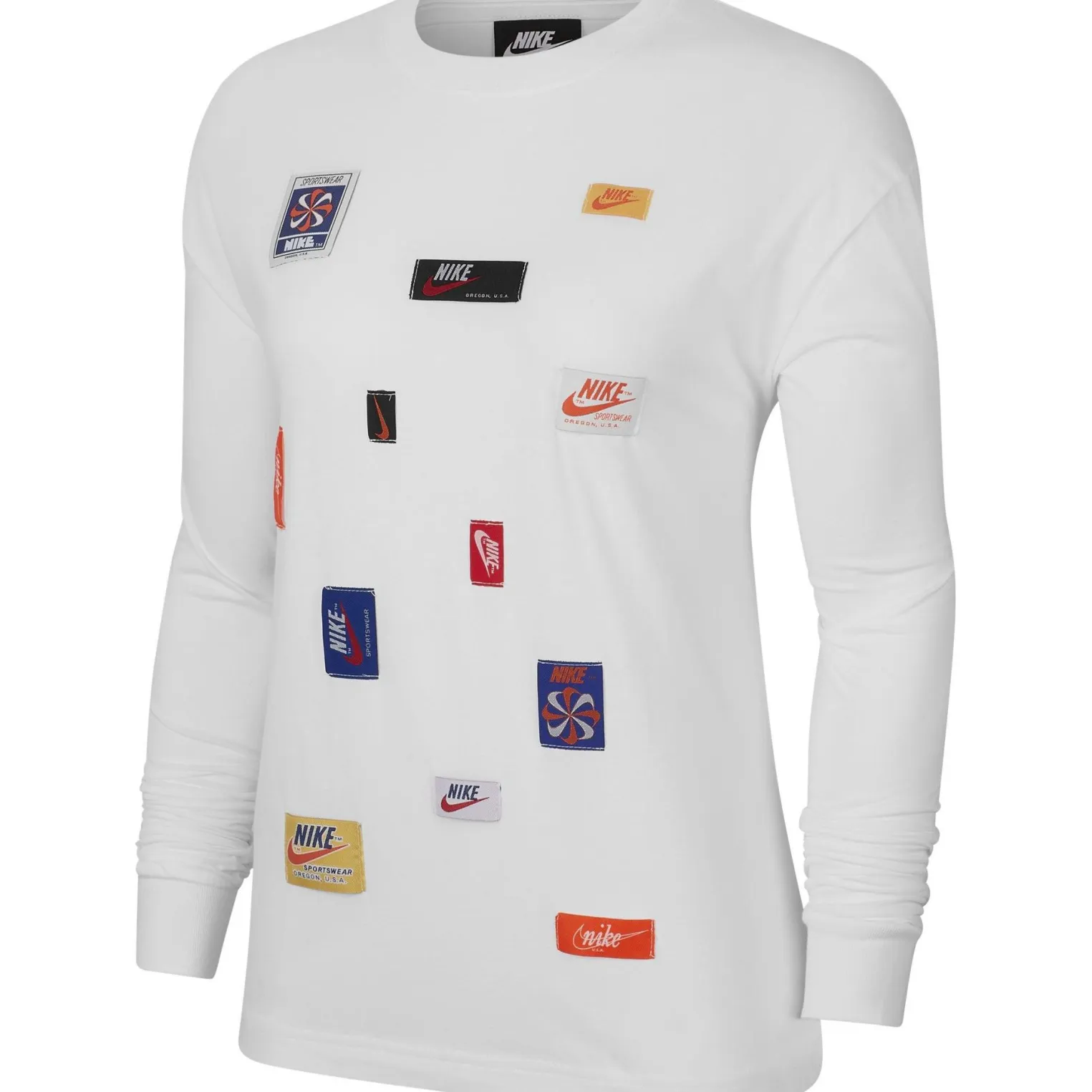 NIKE - SWEAT NSW ICN CLSH LS TOP WHITE