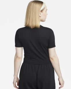 NIKE - T-SHIRT DA DONNA TEE ESSENTIAL SLIM CRP LBR BLACK - FB2873/010