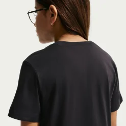 NIKE  – T-SHIRT KIDS MEZZA MANICA TEE CLUB SCRIPT NERA –II0278/010