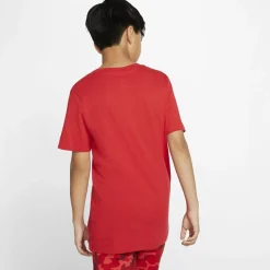 NIKE  – T-SHIRT KIDS MEZZA MANICA TEE EMB FUTURA  ROSSA  – AR5254/657