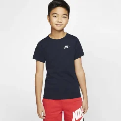 NIKE  – T-SHIRT KIDS MEZZA MANICA TEE EMB FUTURA  BLU – AR5254/451