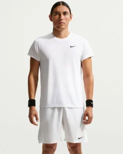 NIKE - T- SHIRT  MEZZA MANICA COURT VICTORY BIANCA  DA UOMO, FZ6921/100