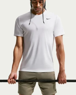 NIKE - T- SHIRT  MEZZA MANICA DF TEE STD FLEX  BIANCA DA UOMO, IO1425/100
