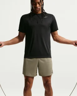 NIKE - T- SHIRT MEZZA MANICA DF TEE STD FLEX NERA DA UOMO, IO1425/010