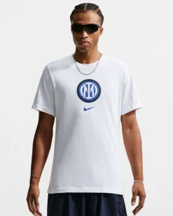 NIKE - T- SHIRT MEZZA MANICA INTER CREST TEE BIANCA DA UOMO, IM1662/100