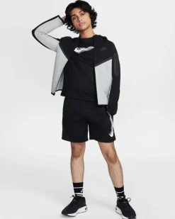 NIKE - T-SHIRT MEZZA MANICA KIDS NERA MULTI, HF8100-010