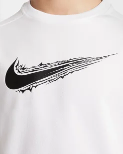 NIKE - T-SHIRT MEZZA MANICA KIDS BIANCA MULTI, HF8100-100