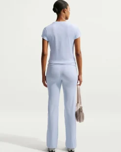 NIKE - T- SHIRT  MEZZA MANICA NSW RIB TGHT SS  CELESTE DA DONNA, HV4994/407