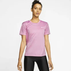 NIKE - T-SHIRT MM MILER TOP SS PINK