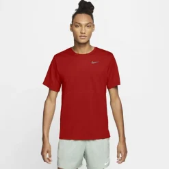 NIKE - T-SHIRT MM NK BREATHE RUN TOP SS RED - CJ5332/658