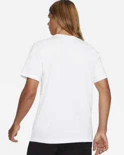 NIKE - T-SHIRT MM NSW TEE ICON SWOOSH DA UOMO BIANCA - DC5094/100