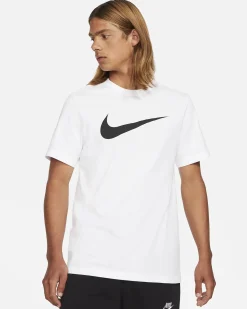 NIKE - T-SHIRT MM NSW TEE ICON SWOOSH DA UOMO BIANCA - DC5094/100
