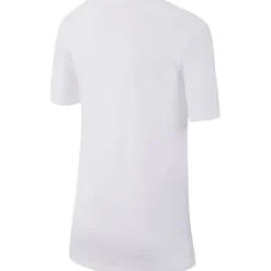 NIKE - T-SHIRT MM NSW TEE JDI SWOOSH WHITE-RED - AR5249/100