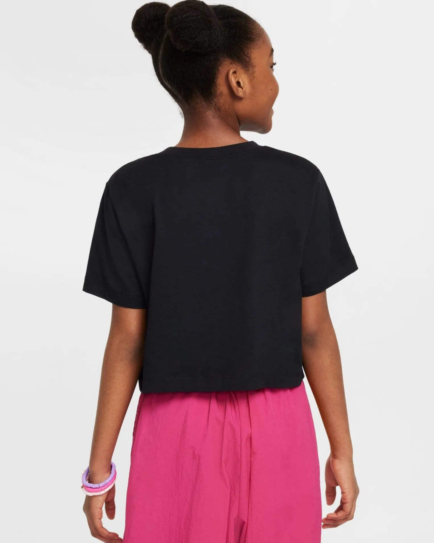NIKE - Tshirt sportwear a maniche corte da bambini nera - FZ5548/010