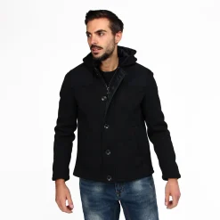 ON SPIRIT - CAPPOTTINO BLU CON CAPPUCCIO